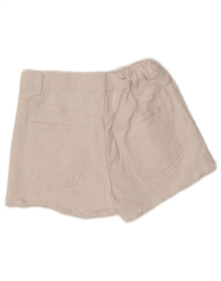 Shorts in denim per bambina ZARA 13-14 anni W27 Cotone bianco