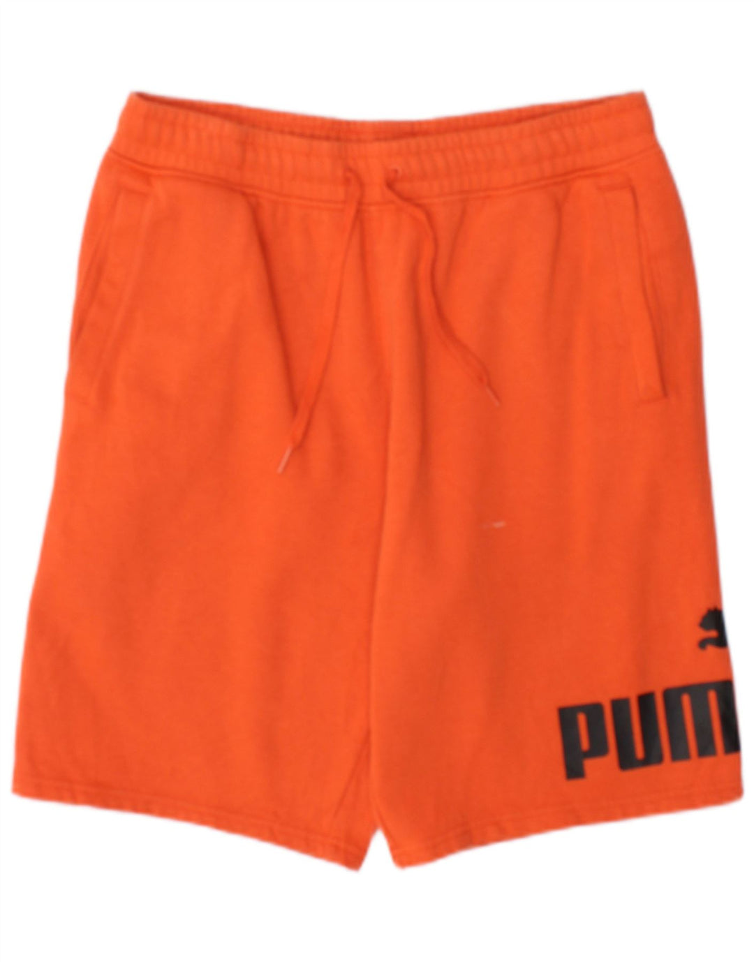 Pantaloncini sportivi grafici da uomo Puma in cotone arancione medio