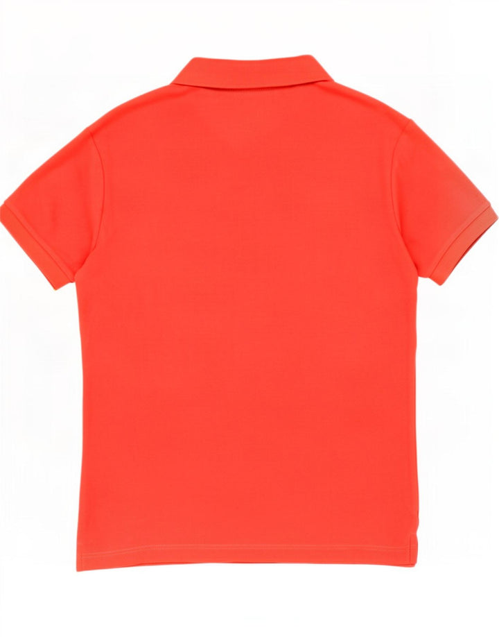 Polo da uomo Fila in cotone rosso medio