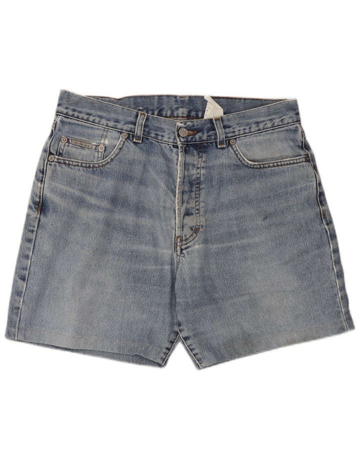 Pantaloncini di jeans da uomo Calvin Klein W32 cotone blu medio