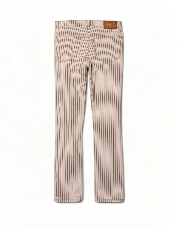 Pantaloni casual da donna Jeckerson IT 46 Large W30 L30 Gessato bianco