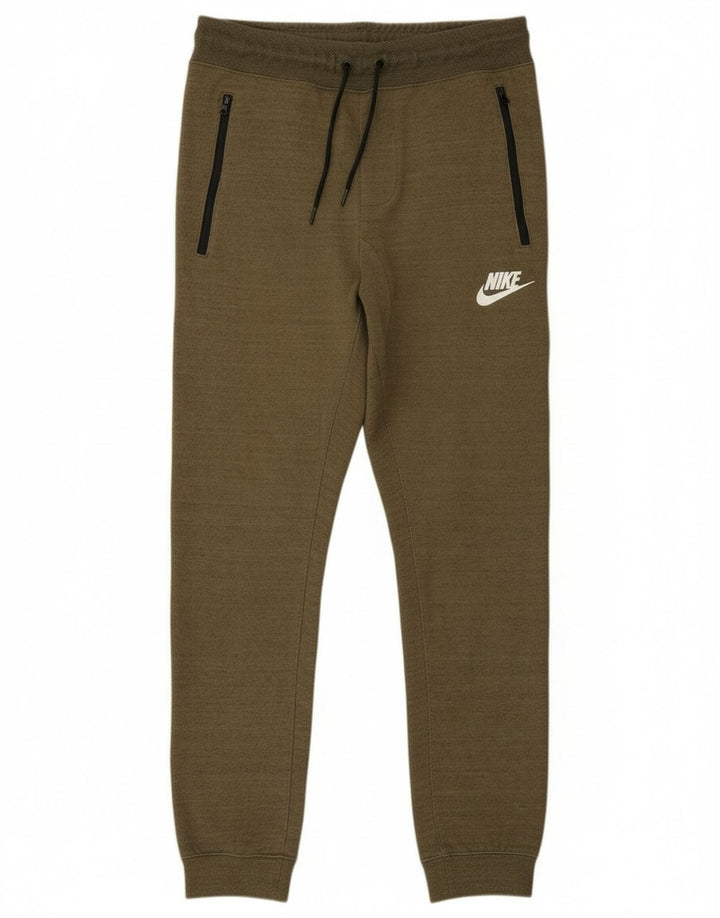 Pantaloni da tuta da uomo Nike Joggers piccoli in cotone kaki
