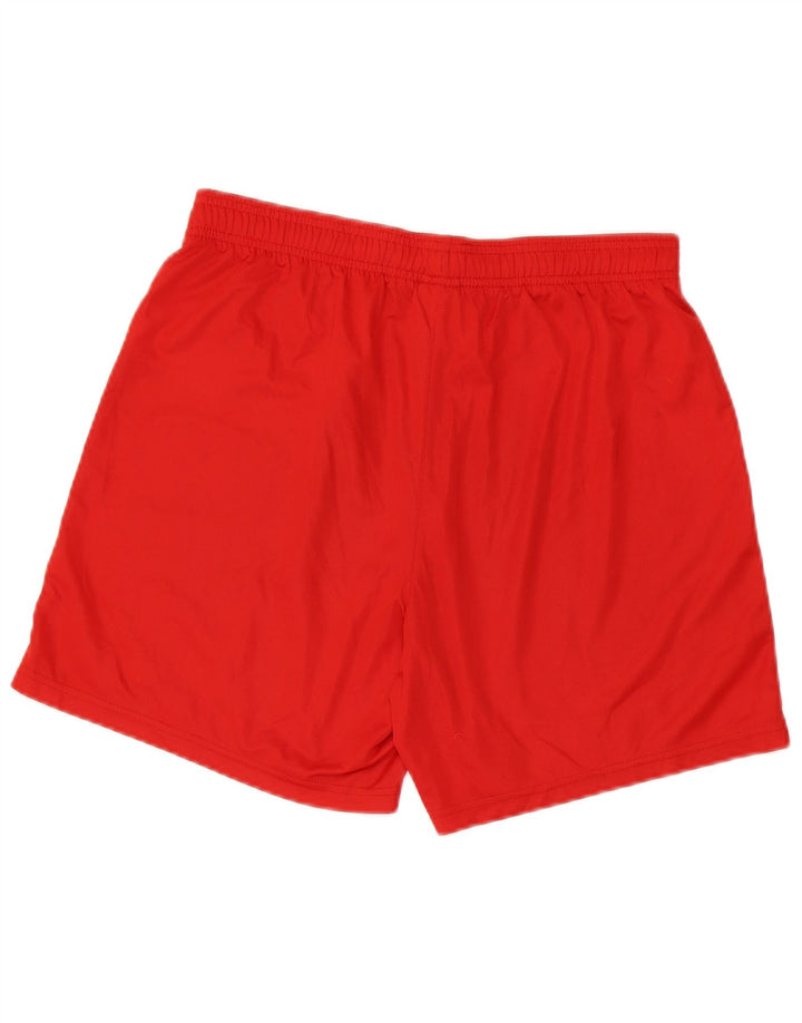 Pantaloncini sportivi Nike Dri Fit da uomo in poliestere rosso medio