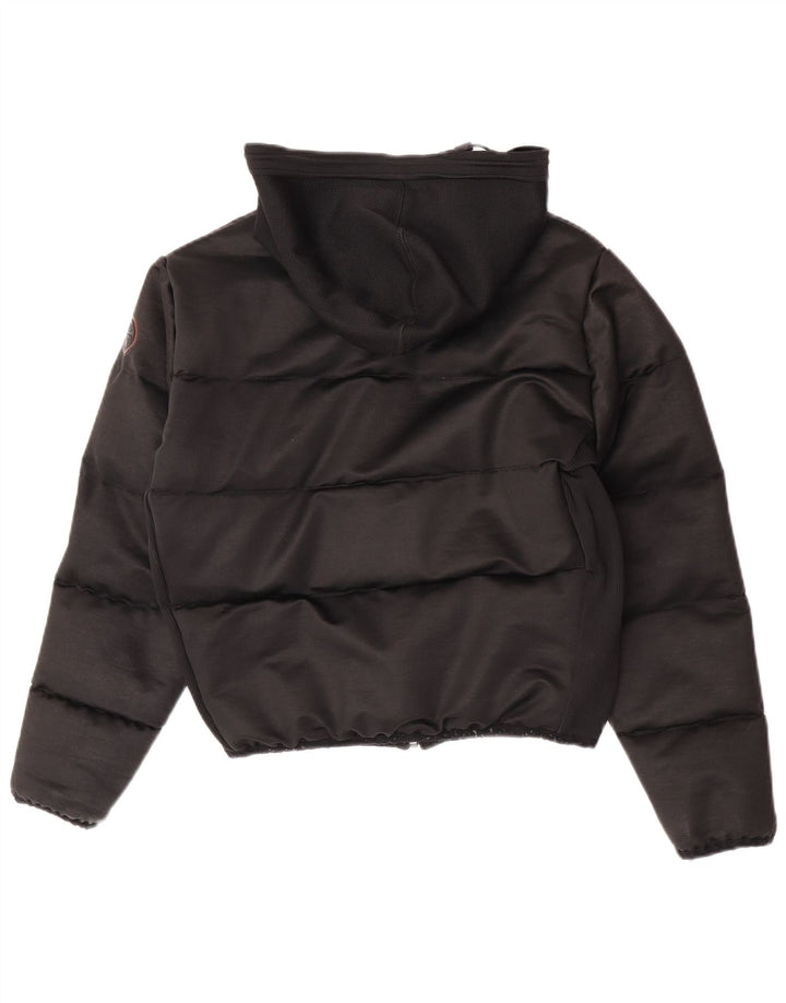 Giacca imbottita oversize con cappuccio da donna Napapijri UK 10 piccola poliestere nero