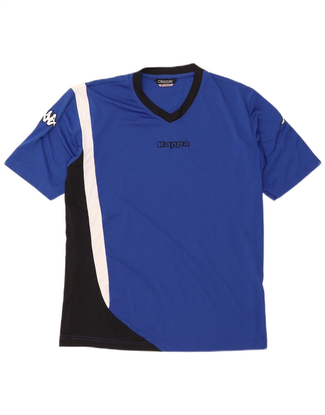 T-shirt grafica da donna KAPPA Top UK 18 XL Poliestere color block blu