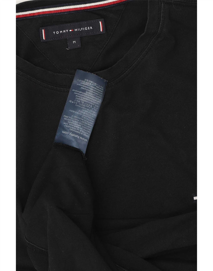 T-shirt da uomo Tommy Hilfiger Top in cotone nero medio