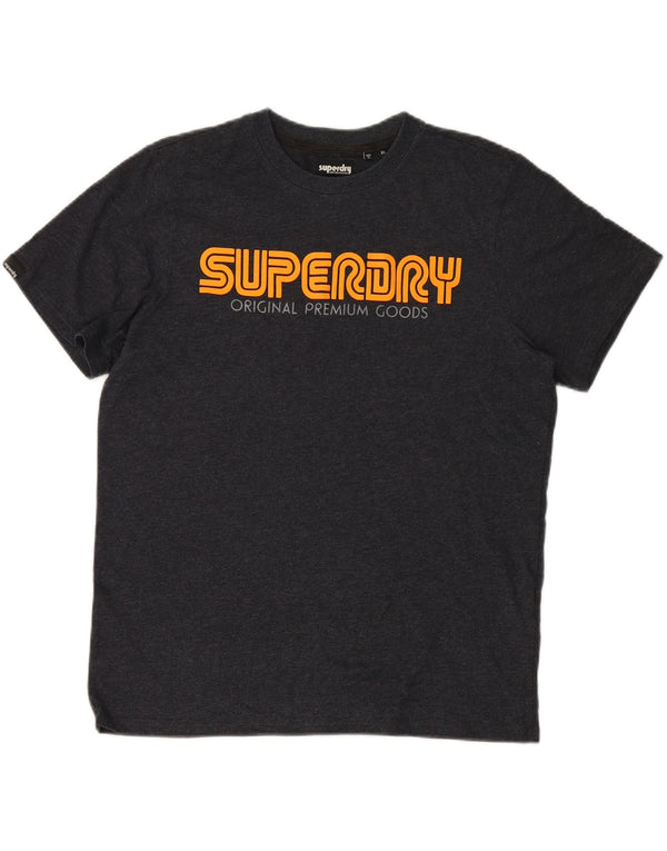 T-shirt grafica da uomo SUPERDRY Top XL grigia