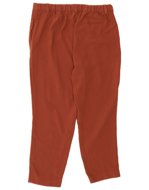 Pantaloni corti con pegged da donna Marks & Spencer UK 14 Large W32 L25 Marrone