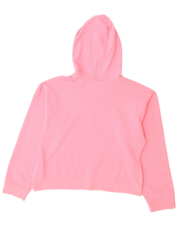 Felpa con cappuccio grafica Reebok per ragazze 13-14 anni in poliestere rosa