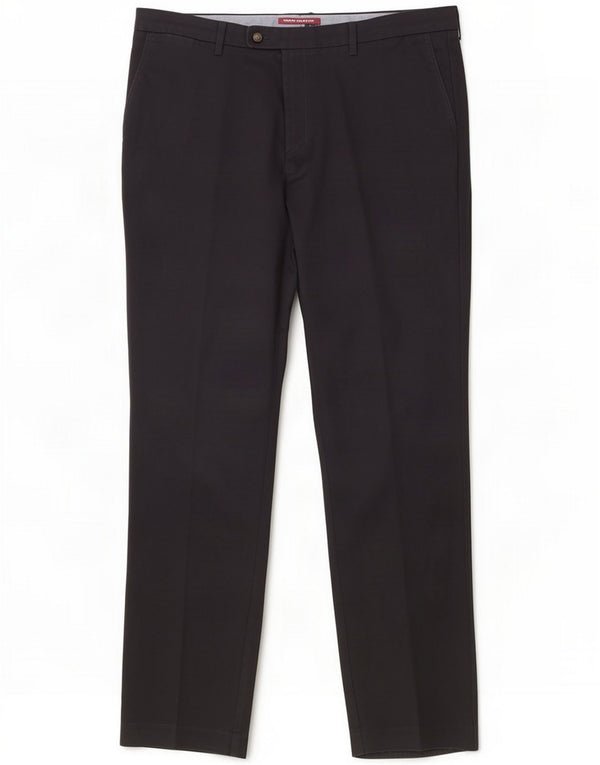 Marks & Spencer Pantaloni da abito slim fit da uomo W40 L33 Blu navy Cotone