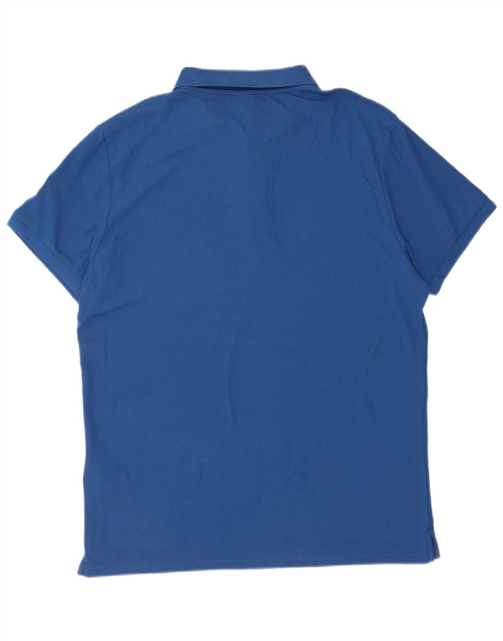 Polo da uomo North Sails Large in poliammide blu