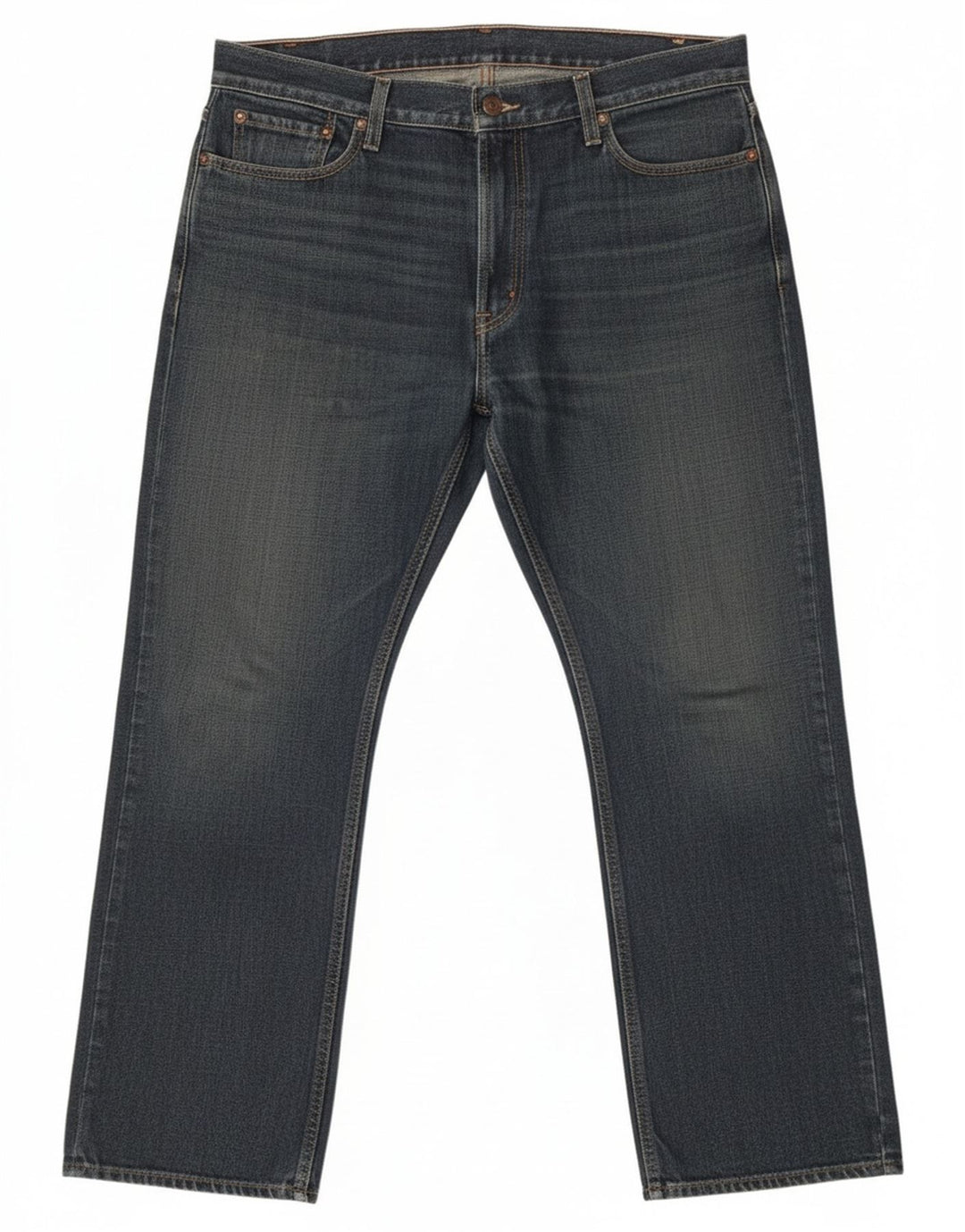 Levi's Uomo 514 Slim Jeans dritti W36 L30 Cotone Blu