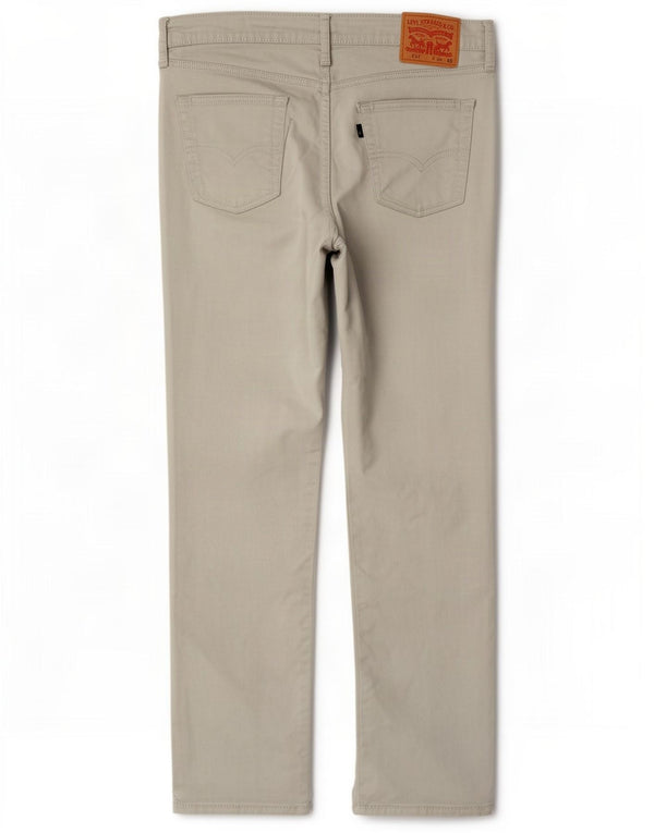 Levi's Uomo 514 Pantaloni casual dritti W34 L32 Cotone grigio
