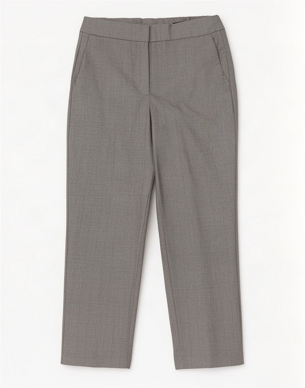 Pantaloni corti da donna Marks & Spencer UK 10 piccoli W28 L23 gessato grigio