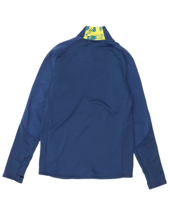 Top grafico da uomo Umbro a maniche lunghe piccolo blu navy