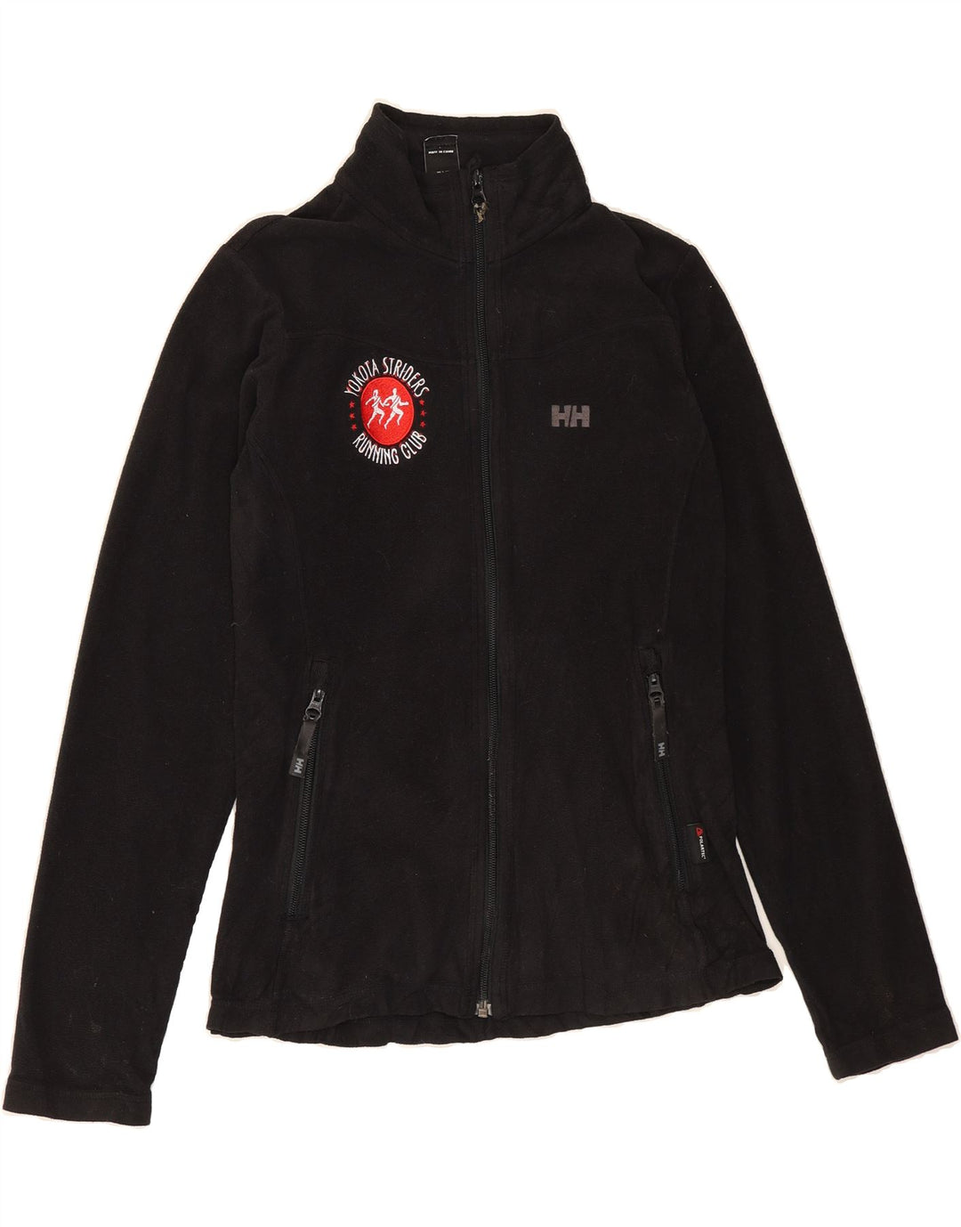HELLY HANSEN Womens Fleece Jacket UK 14 Medium Black Polyester Vintage Helly Hansen and Second-Hand Helly Hansen from Messina Hembry 