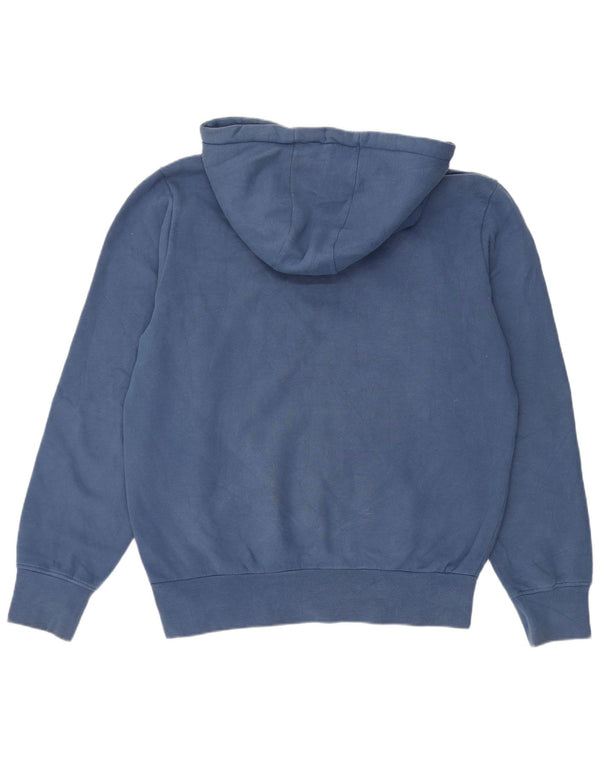 Felpa con cappuccio da uomo Woolrich Graphic Regular Fit Felpa XL in cotone blu