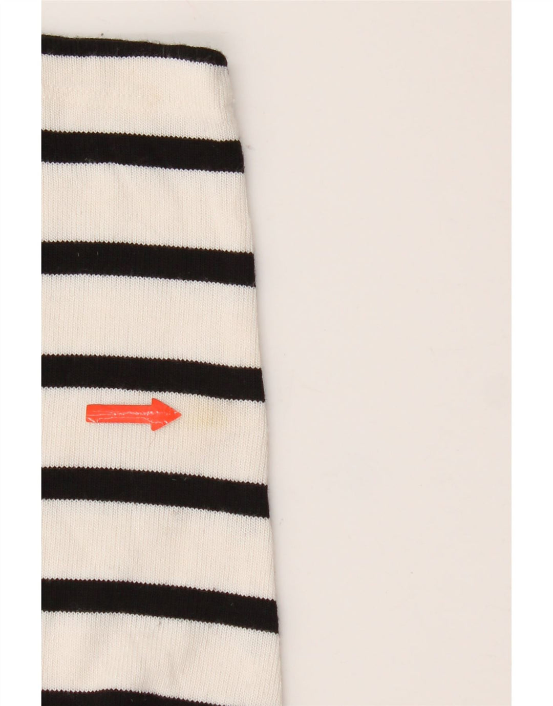 Top Zara da donna a maniche lunghe UK 14 viscosa a righe bianche medie