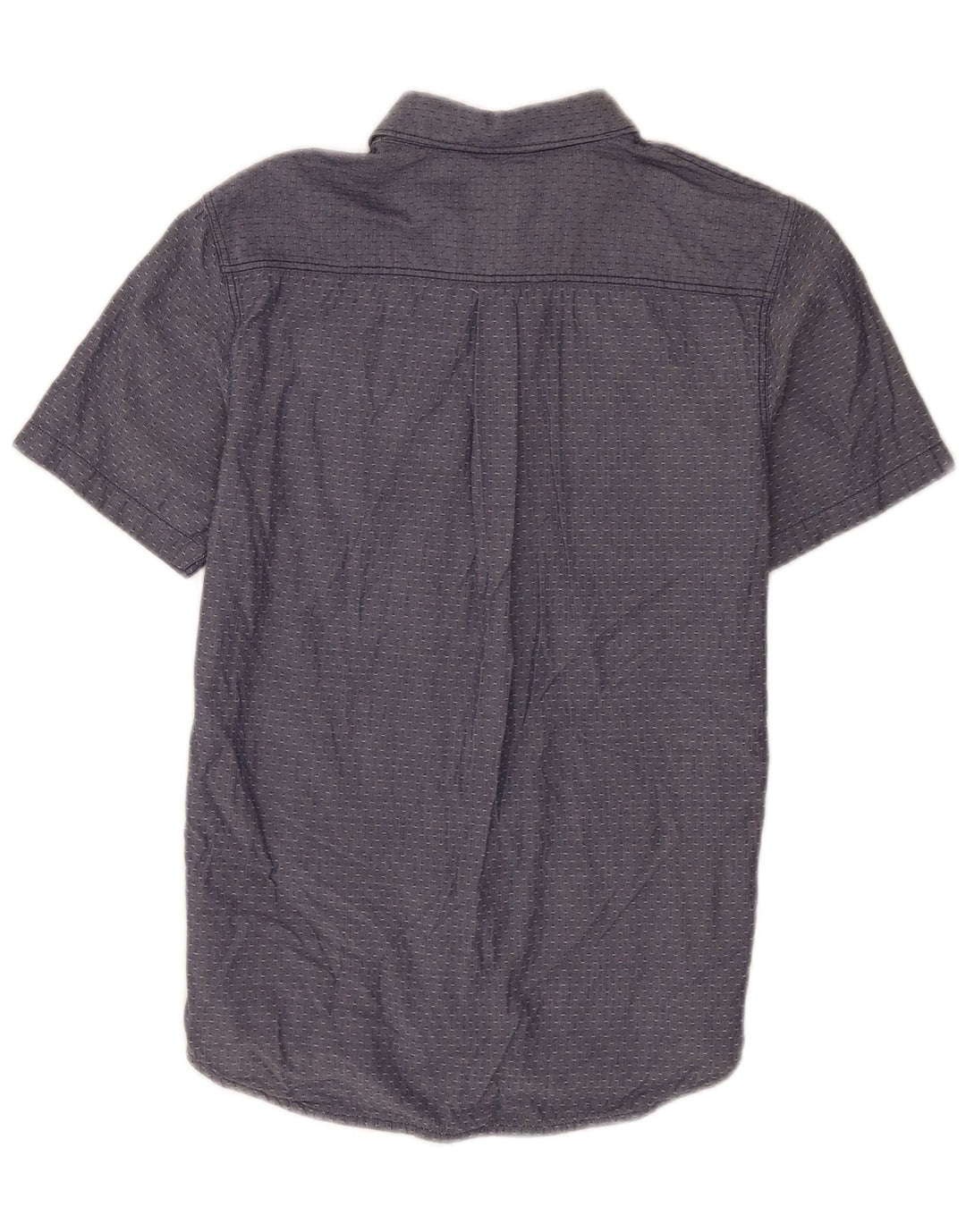 Camicia Vans da uomo a maniche corte, vestibilità regolare, piccola, in cotone maculato blu