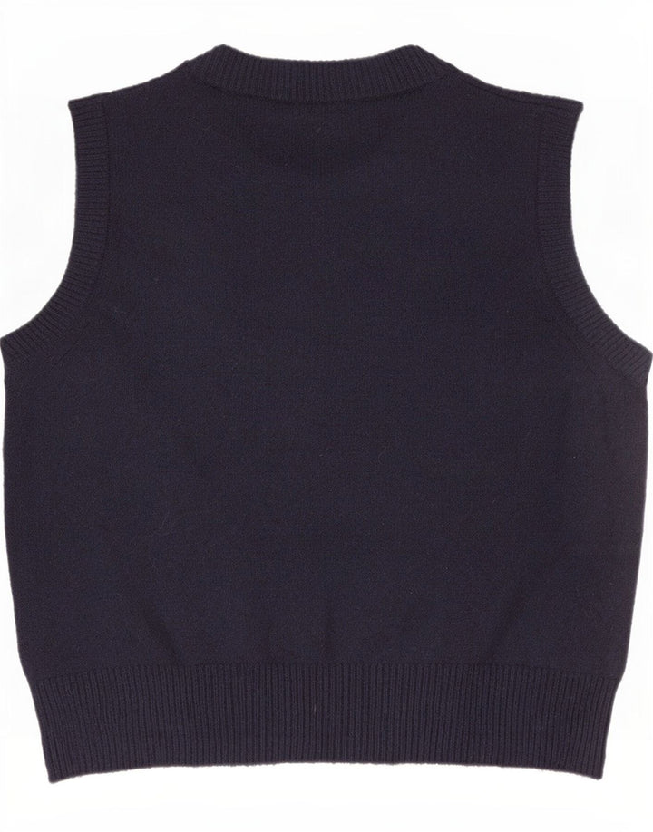 Canotta corta da donna Joules UK 14 poliestere medio blu navy