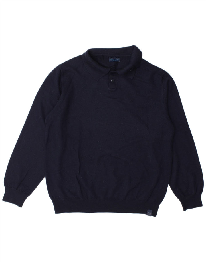 Maglione a collo alto da uomo North Sails XL in lana blu navy