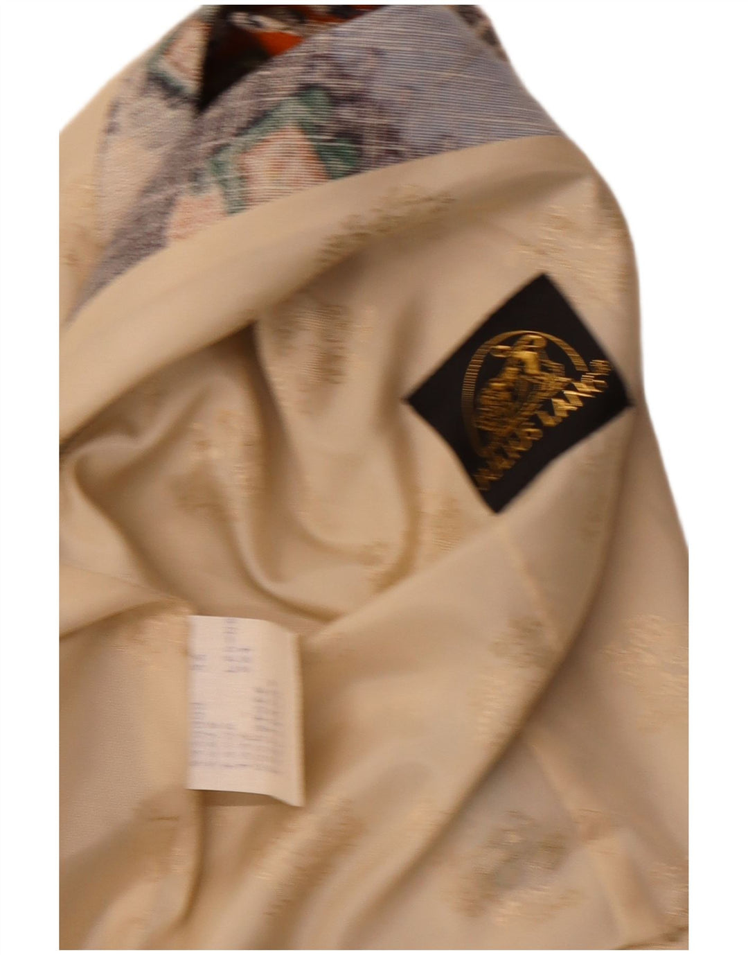 Gilet grafico da uomo Julius Lang IT 54 XL Viscosa patchwork beige