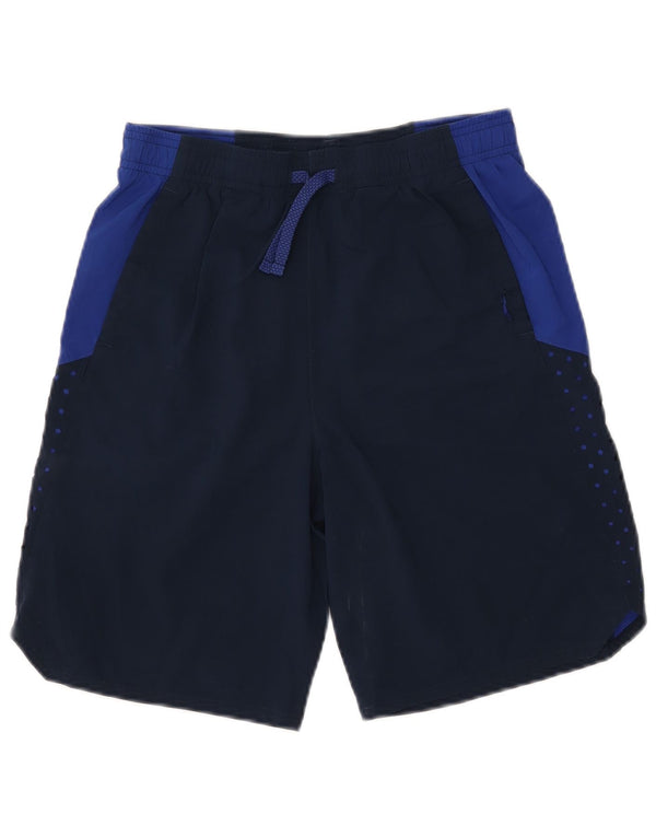 Pantaloncini sportivi UNDER ARMOUR da bambino Heat Gear 11-12 anni, grande, blu navy