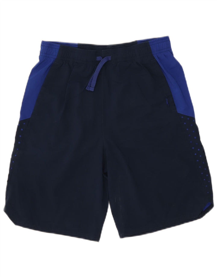 Pantaloncini sportivi UNDER ARMOUR da bambino Heat Gear 11-12 anni, grande, blu navy