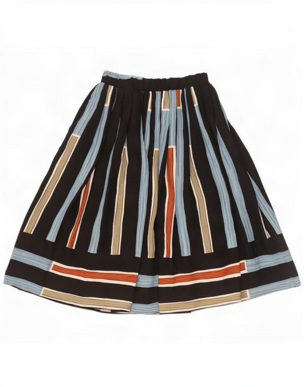 Synonyme Womens A-Line Skirt IT 42 Medium W28 Multicoloured Striped