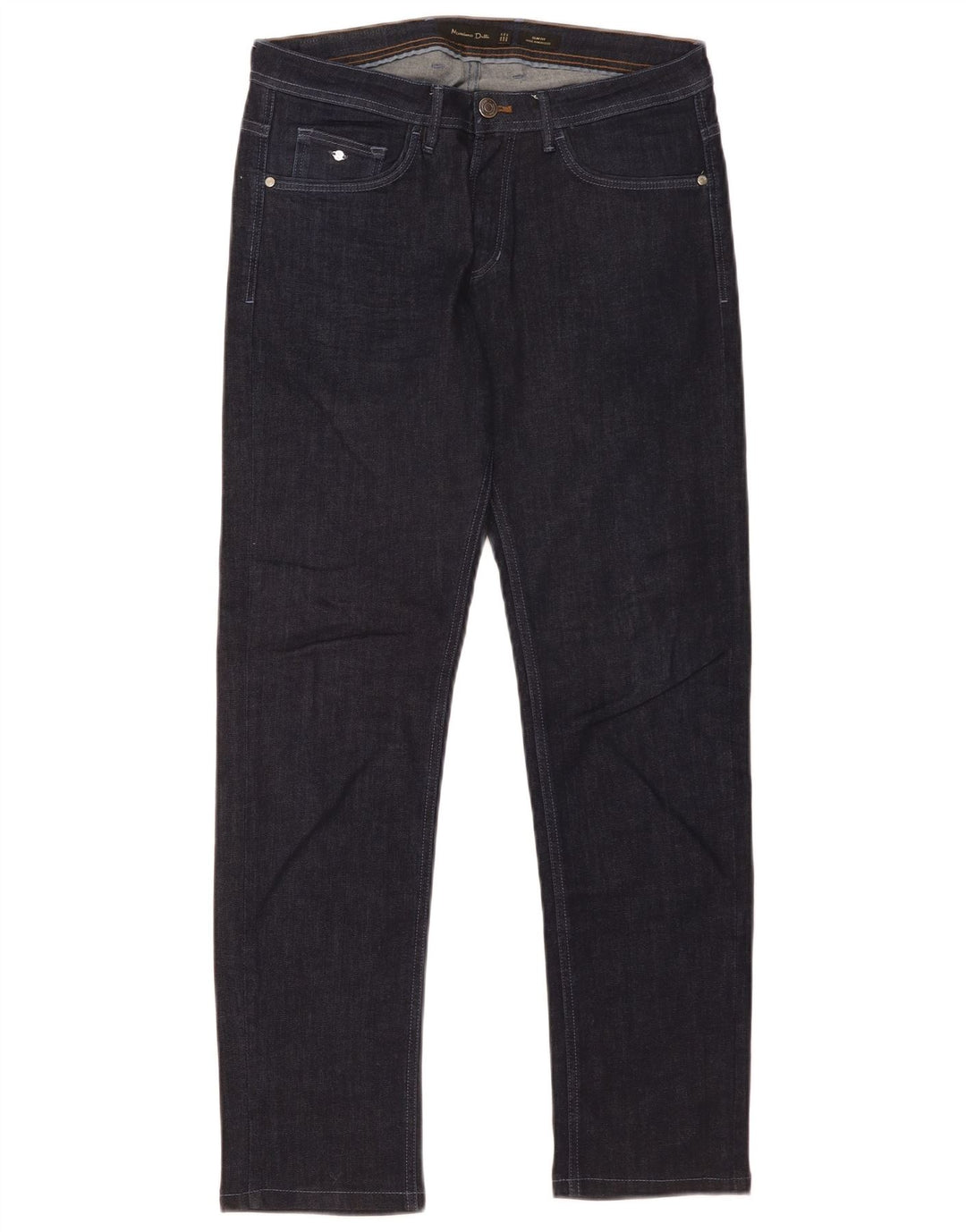 Jeans slim da uomo Massimo Dutti EU 40 medio W31 L30 blu navy