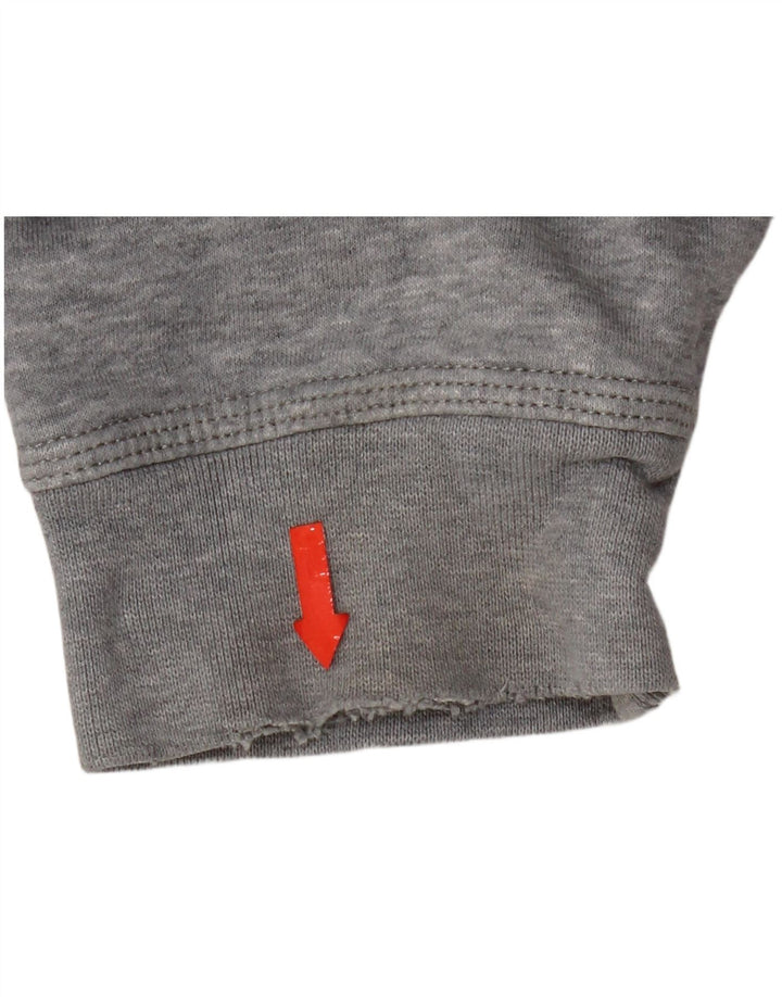 Felpa con cappuccio e zip Nike da uomo 2XL in cotone grigio