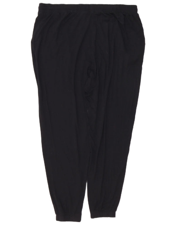 Pantaloni corti da jogging da donna Marks & Spencer UK 18 XL W40 L26 neri