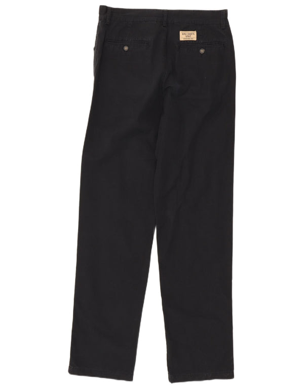 Pantaloni chino dritti cachi da uomo Rifle W31 L34 cotone nero