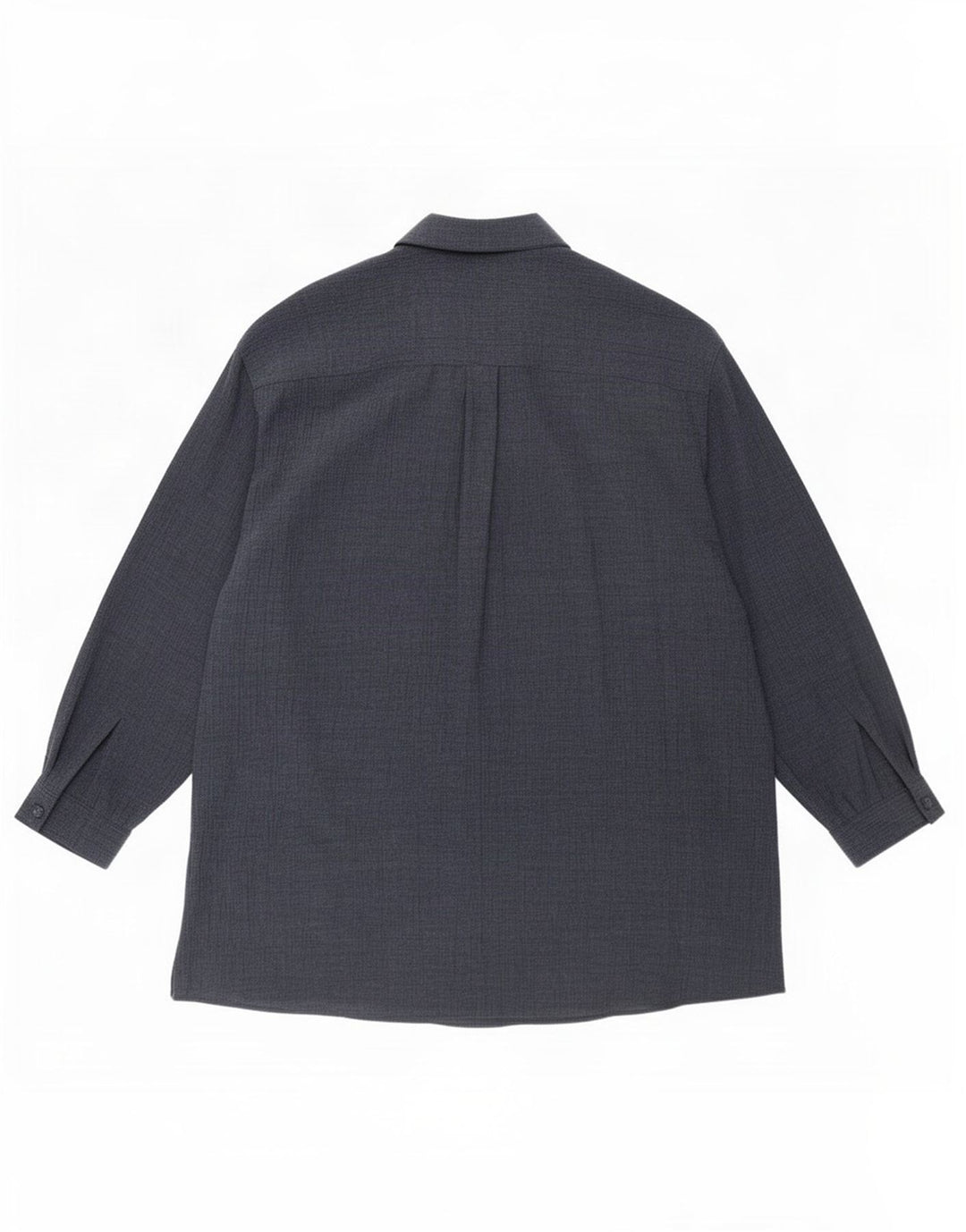 Camicia lunga da donna Benetton UK 16 Large Blu Navy Poliestere