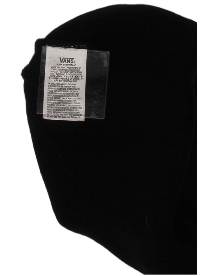 Berretto in maglia grafica da uomo di Vans, taglia unica, in acrilico nero