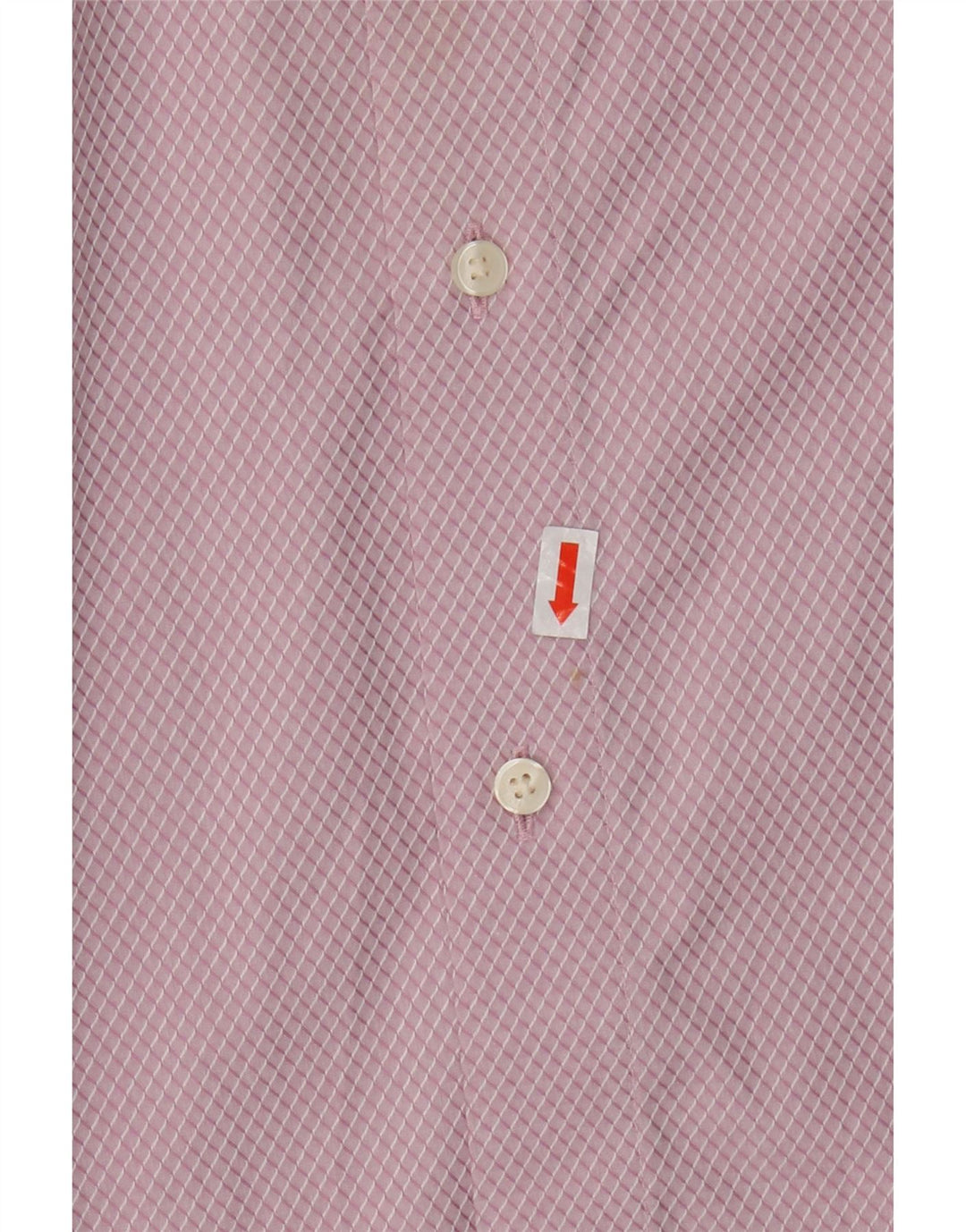 Ted Baker Camicia da uomo Taglia 4 Large Rosa Argyle/Diamond Cotton