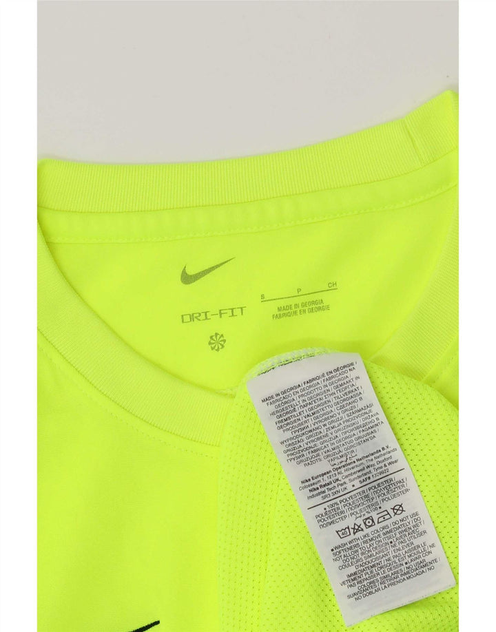 T-shirt Nike Dri Fit da uomo, piccola, in poliestere verde