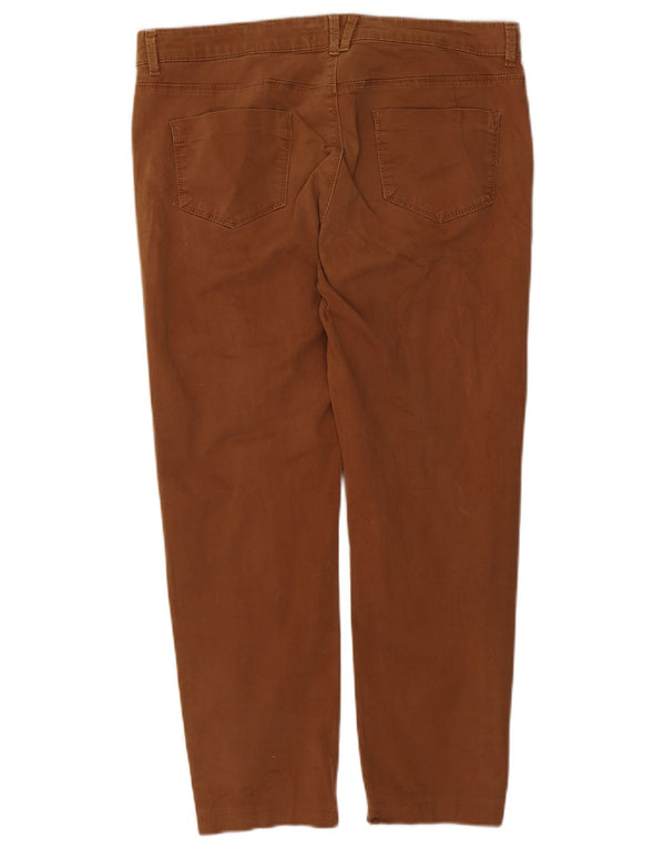 Pantaloni casual Jegging da donna Marks & Spencer UK 16 Large W34 L26 Marrone