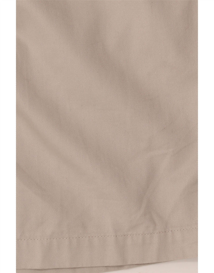 DOCKERS Pantaloncini chino con pegging da uomo W36 Large in cotone beige