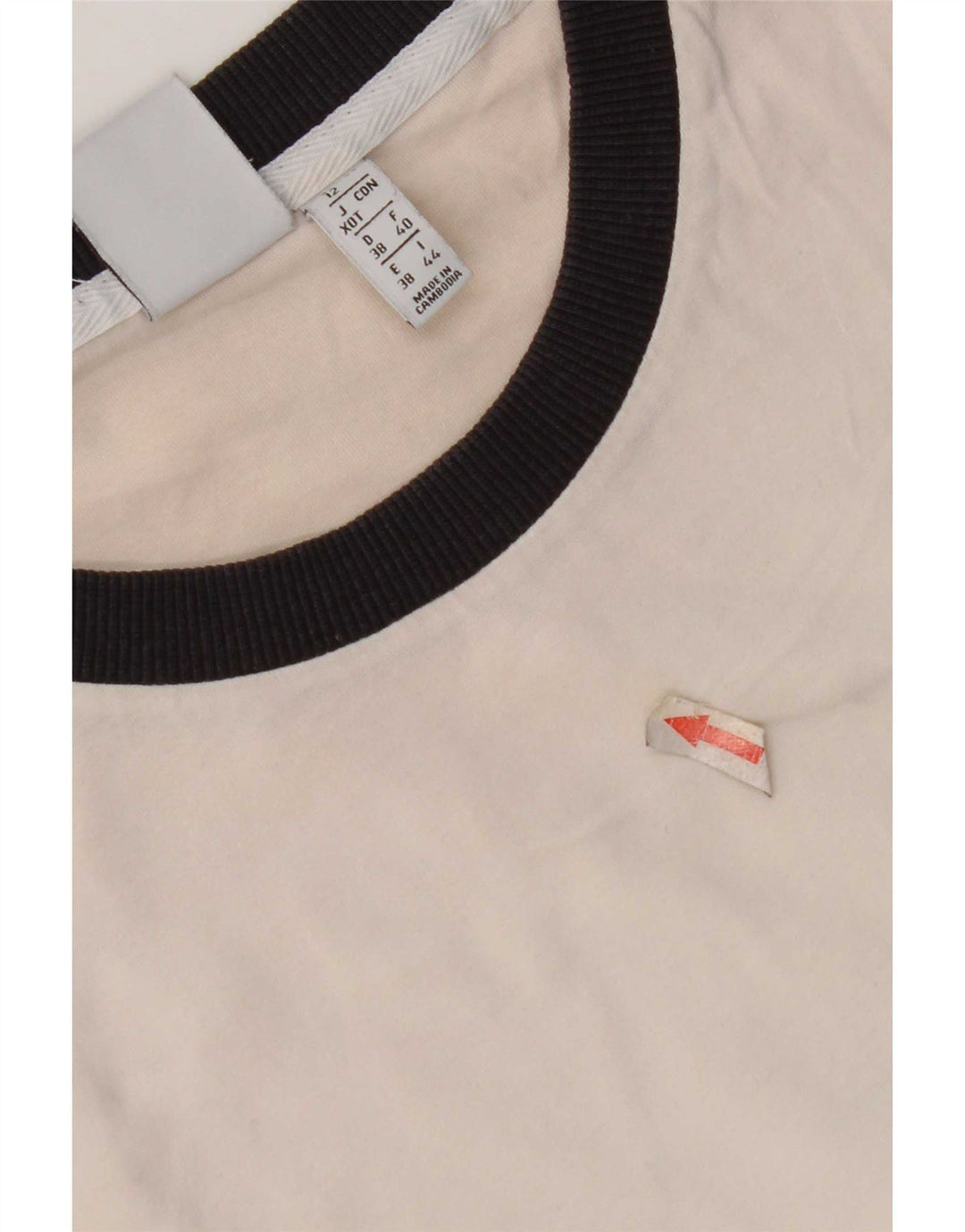 T-shirt da donna Adidas Top UK 12 cotone bianco medio