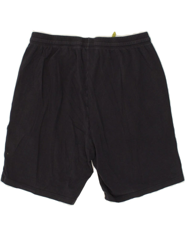 Pantaloncini sportivi grafici da uomo HUGO BOSS piccoli in cotone blu navy