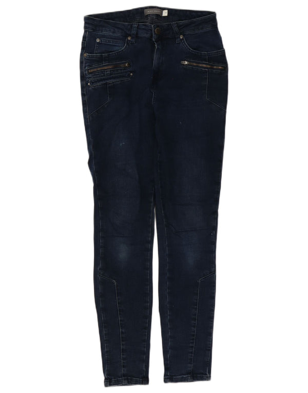Jeans skinny da donna MINT VELVET UK 10 Small W29 L29 Cotone blu navy