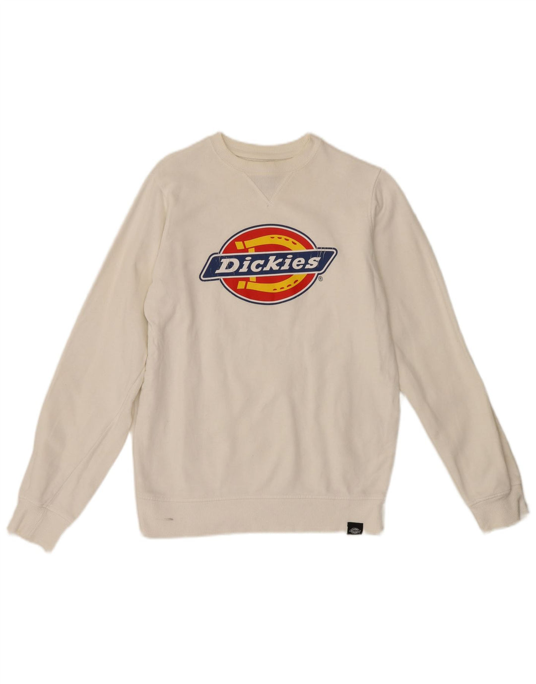 Dickies Felpa grafica da uomo Maglione XS Cotone bianco