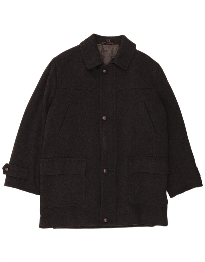 Cappotto da uomo Overland UK 38 Lana grigio medio