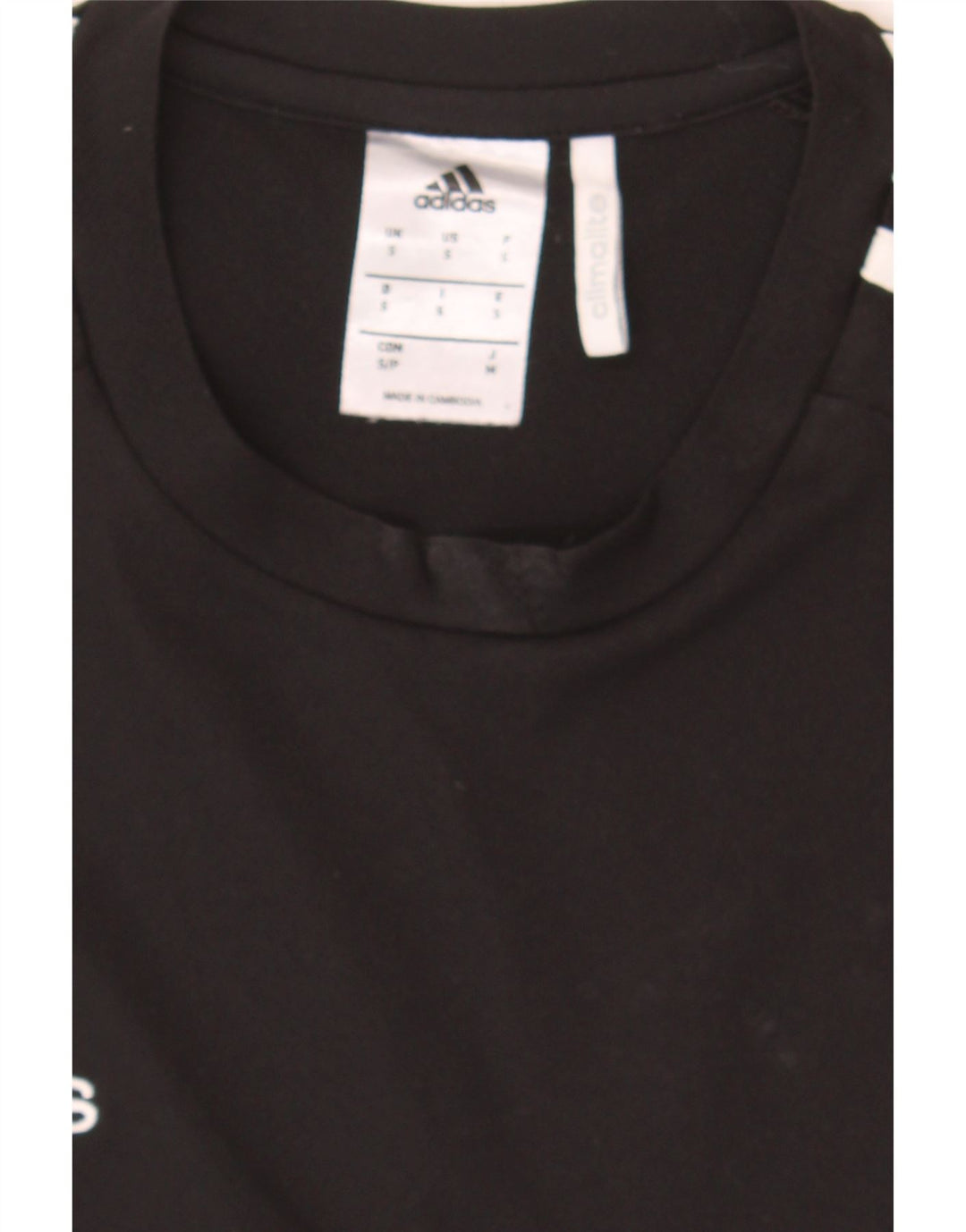 ADIDAS Mens Climalite T-Shirt Top Small Black Polyester Vintage Adidas and Second-Hand Adidas from Messina Hembry 