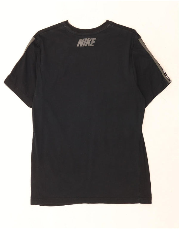 T-shirt grafica da uomo Nike Top in cotone nero medio