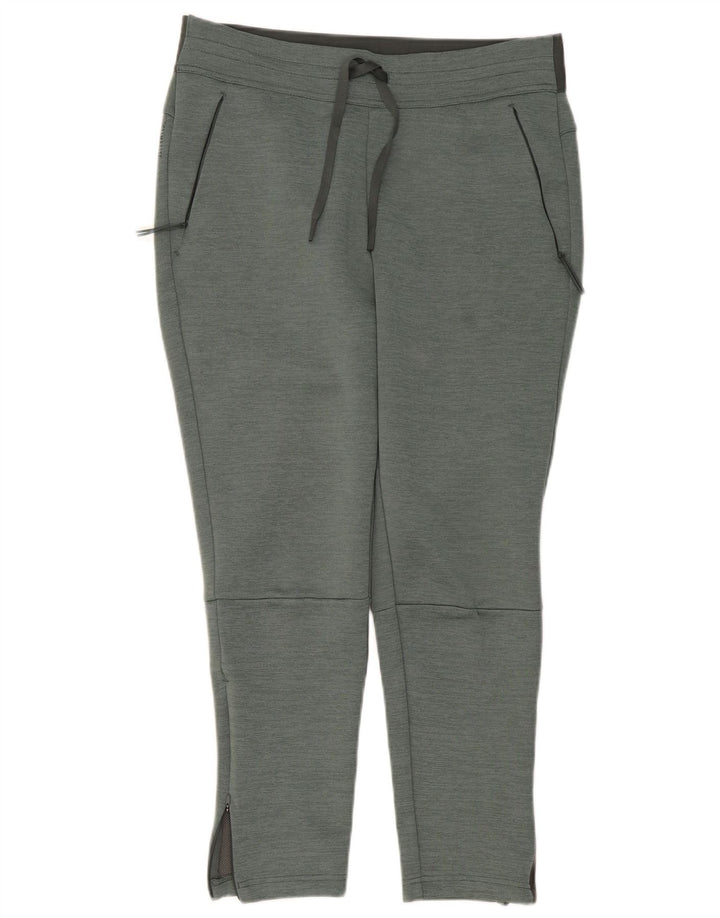 Pantaloni da tuta da donna Adidas UK 14 Large Verde Poliestere