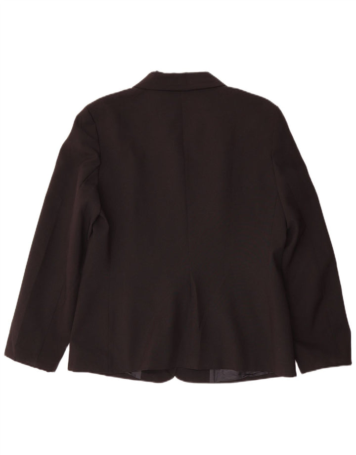 Giacca blazer a 4 bottoni da donna Zara EU 44 XL poliestere nero