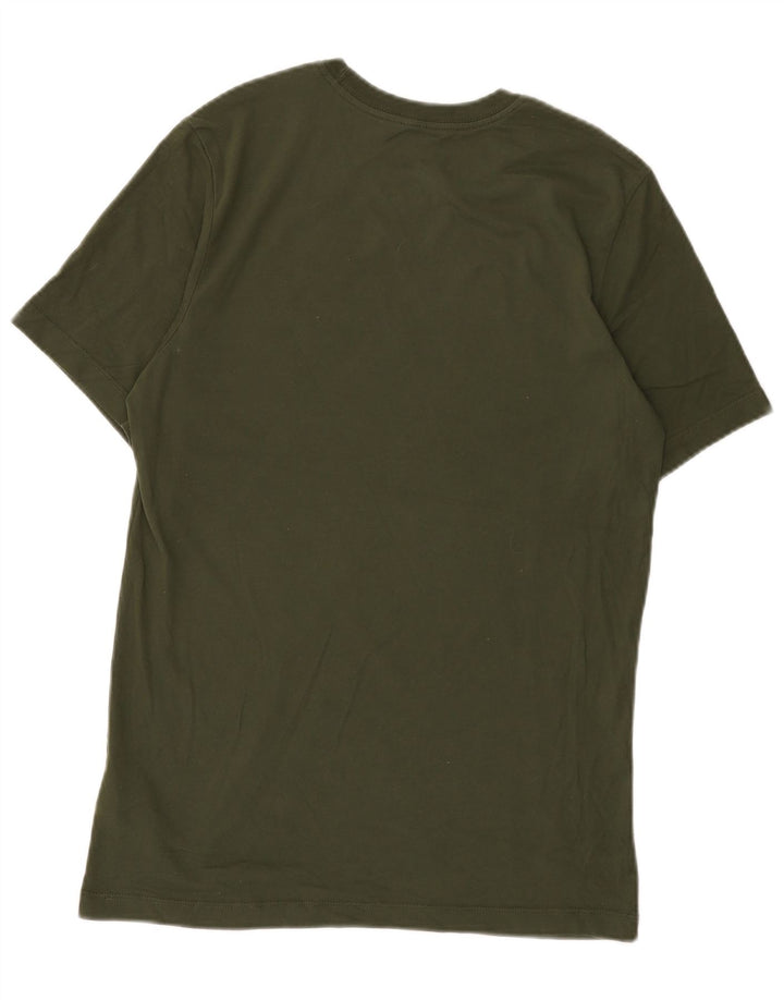 T-shirt Nike Dri Fit da uomo, cotone medio kaki