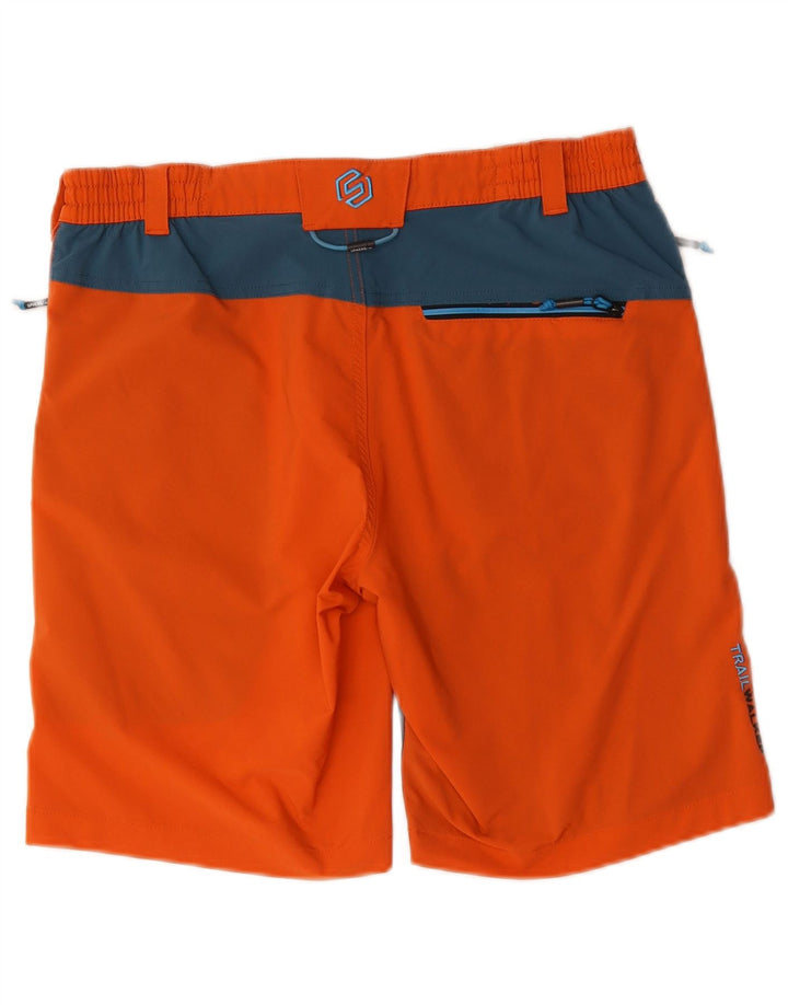 Pantaloncini cargo grafici da uomo Sphere Pro medi W34 color block arancione